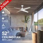 Energy-Saving Dimmable LED Ceiling Fan with Remote Control for Cooling and Lighting for sale