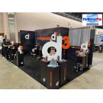 Trade Show Custom Cardboard POP Displays Strong Carrying Capability 10KGS