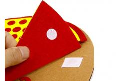 China Pizza Design Felt Cloth Crafts Safe For Kids Early Learning Knowledge supplier