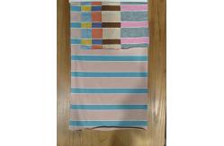China Breathable Durable Striped Material Fabric For T-Shirt supplier