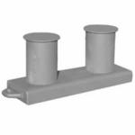 Cast Iron Mooring Components Ship Double Bitts Marine Bollard for sale