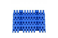 China Blue Vertical Plastic Conveyor Belt Chain Roller High Mechanical Strength supplier