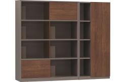 China MFC Panel Wooden Office File Cabinet Decorative  L800*W416*H1800mm supplier