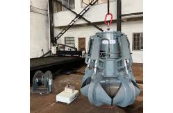 China Electro Hydraulic 1 Cubic Grab Bucket For Indoor Use Five Peel supplier