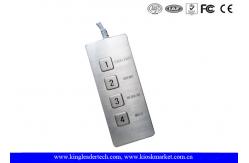 China Desktop Mini Functional Stainless Steel Keypad Usb Connector , Custom Layout supplier