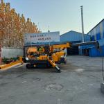 CE Certification Electric Remote Control Spider Crane With Fly Jib For Workshop 3T 10T for sale