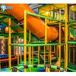 Macaron Color World Safe Slide Designed For Children Indoor Playground for sale