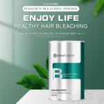 China Professional Grade Hair Decoloring Powder for Up To 8-9 Levels Bleaching manufacturer