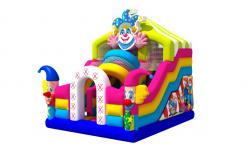 China OEM Inflatable Bouncy House With Slide New Design Clown Inflatable Combo supplier