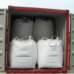 Circular / Tubular Half Cross Corner PP Woven Big Bag FIBC With Stevodore Strape for sale