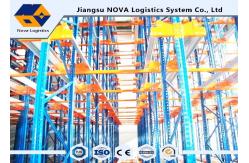 China Drive In Shuttle Pallet Racking System Semi Automatic With Battery Operated Motor supplier