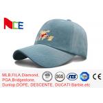 Customized Cartoon Embroidery Washed Fabric Cotton Adult Baseball Cap Hat for sale