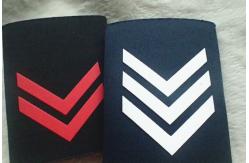 China Military Epaulets Custom Screen Printing Uniform , Blue Shoulder Board Epaulette supplier