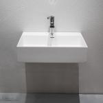 Modern Design Wall Hung Basin Matt Or Glossy Surface Finished for sale