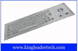 China Vandal Proof Stainless Steel Industrial Computer Keyboard With 64 Keys supplier