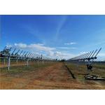 Galvanized Steel Solar Sun Tracker Solar Panel Single Independent Axis Solar Tracker for sale