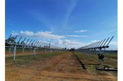 China PV Rotating Panel Mount Bracket One Point Drive One Axis Solar Tracking System supplier