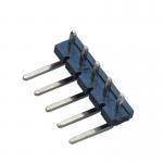 Pin header connector factory Direct Single Row Needle Curved Connectors 2.54 Spacing for Board to Board & Mezzanine Applications for sale