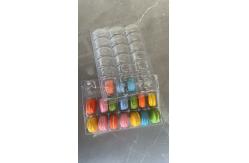 China Rectangle 21 Pallets  Plastic Packaging Macaron Tray  Customizable supplier