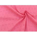 OEM Embroidery Eyelet Cotton Dying Lace Fabric With Floral Circle Pattern For Top for sale