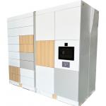 Metal Staff Parcel Steel Lockers Wood Transfer 19 Inch Touch Screen for sale