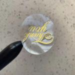 transparent Custom Die Cut Labels Vinyl Material Waterproof for sale