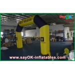 Inflatable Start Line Yellow Inflatable Archways Long Distance Running Inflatable Race Arch for sale