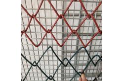 China 8 Foot Waterproof hot dipped Galvanized Plastic Coated Chain Link Fence supplier