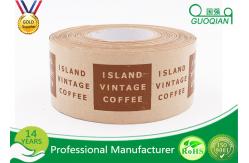 China Fiberglass Reinforced Seal Packing Kraft Paper Tape For Bundling Box supplier