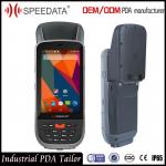 IP65 Laser Handheld RFID Reader , Portable Data Terminal Barcode Scanner Android for sale