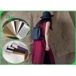 0.88mm Washable Paper White & Army - Green & Brown Width 150cm For Backpack for sale