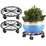 Indoor and Outdoor Plant Dolly Rolling Stand for 10.2 and 12 Inch Pots Perfect for Office for sale