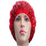 Transparent Plastic Disposable Head Cap Dustproof For Hospital / Hotel / Medical for sale