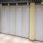 85 mm Thickness Wooden Operable Partition Wall For Hotel Plywood Surface for sale