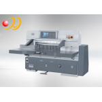 Servo Motor Automatic Paper Cutter Machine Double Guide Rail for sale