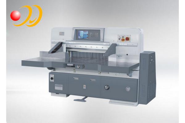 Servo Motor Automatic Paper Cutter Machine Double Guide Rail