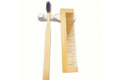 China Eco-friendly Bulk Small Combs Home Hotel Salon Bamboo Hair Comb Custom Bamboo Comb Laser Logo Travel Hotel Natural Bamboo Hair with Antistatic Feature for Travel or Hotel Supplies supplier