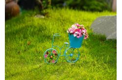 China Customized Metal Bicycle Shape Garden Pot Home Decoration Multiple supplier