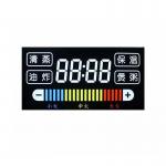 4.5V Customize 7 Segment Lcd Display , Liquid Crytal Monochrome Lcd Module for sale
