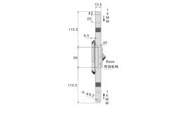 China Zinc Alloy Rod Control Lock Cabinet Handle Silver Panel Door Lock supplier