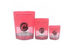 China OEM Matte Body Scrub Pouch Mylar ziplockk 3.5g Packaging Pouches supplier