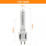 120V 500w Quartz Halogen Bulb Led Replacement 3000k Medium Bipin G9.5 Base