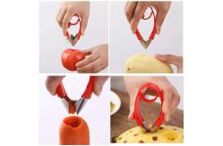 China Ergonomic Strawberry Stem Remover Tool , Commercial Strawberry Slicer supplier