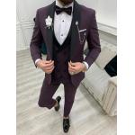 Wedding Red Mens Tuxedo 65% Polyester 32% Viscose 3% Lycra for sale