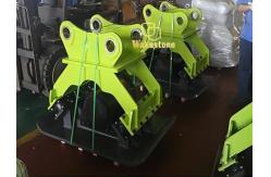 China Vibration Proof Hydraulic Plate Compactor For Excavator 45 Degree Inclined supplier