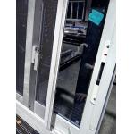 Aluminum Alloy Double Aluminium Glass Sliding Window Powder Coated With Touch Lock