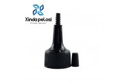 China Custom Long Nozzle Spout Cap Plastic Twist Cap Top Twisted Cap supplier
