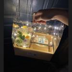 China Flower cake box, transparent pvc folding fruit flower box, Valentine's Day hand-held flower arrangement box, and popular flower gift box manufacturer