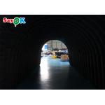 210D Oxford  Black Inflatable Tunnel Tent Multi Function For Activities Exhibitions