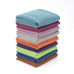Multi Purpose Personalized Workout Towels Full Dye Sublimation Antibacterial for sale